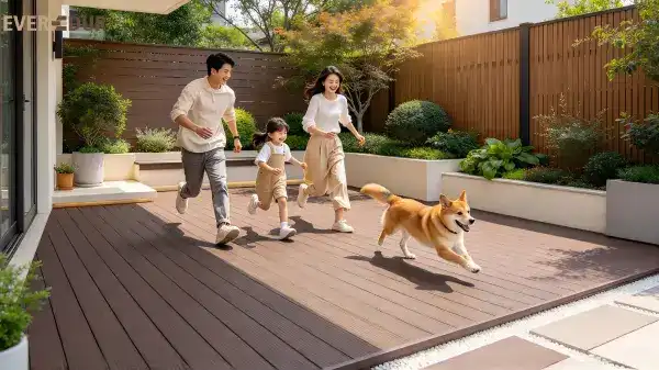 Anti-Slip Traditional WPC Decking: Safe for Families & Pets Anti-Slip Traditional WPC Decking: Safe for Families & Pets